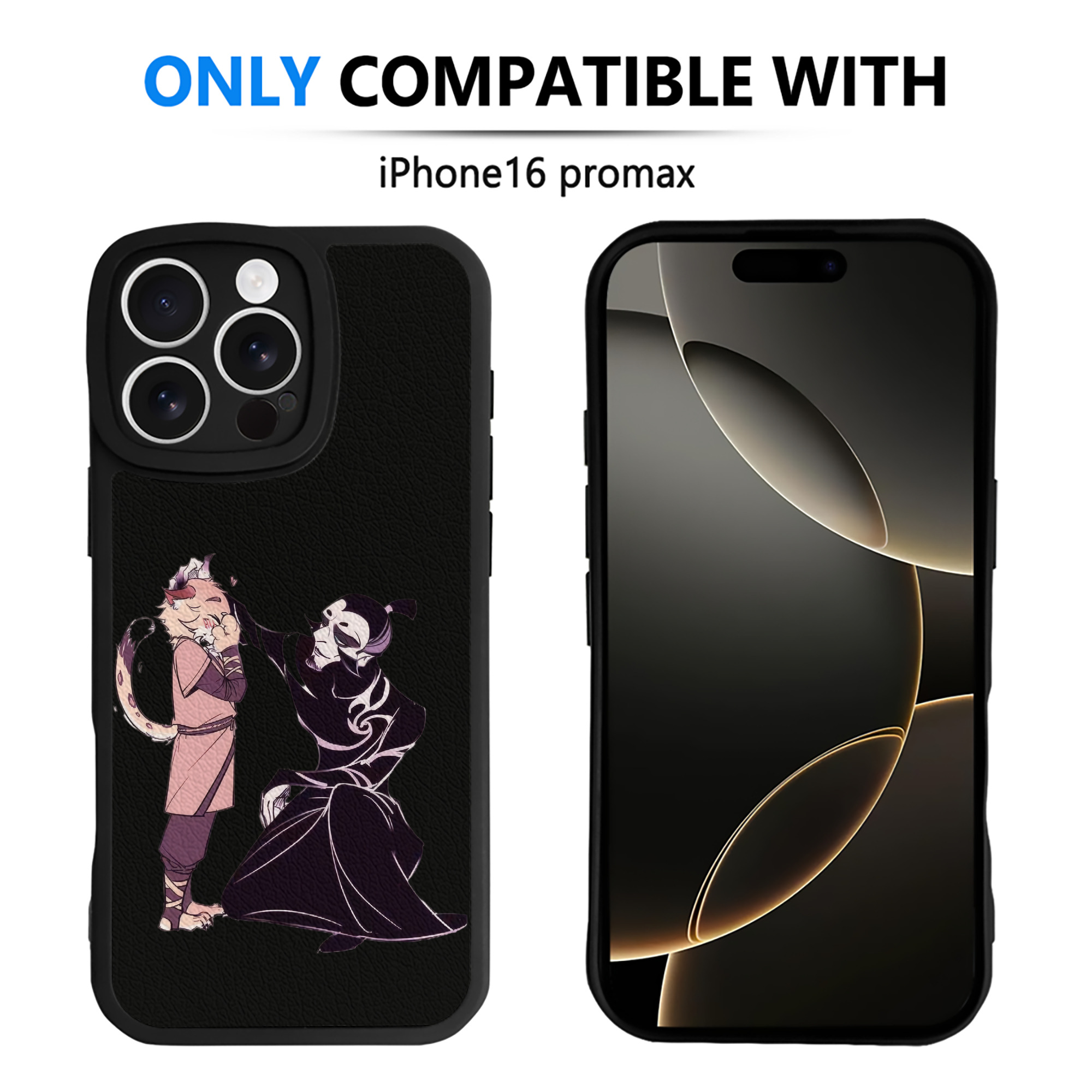 （画像用） Ne Zha 2 ナタ 魔童の大暴れ 【iPhone 16シリーズ対応】シリコンスマホケース（レザー調） 材質：シリコン